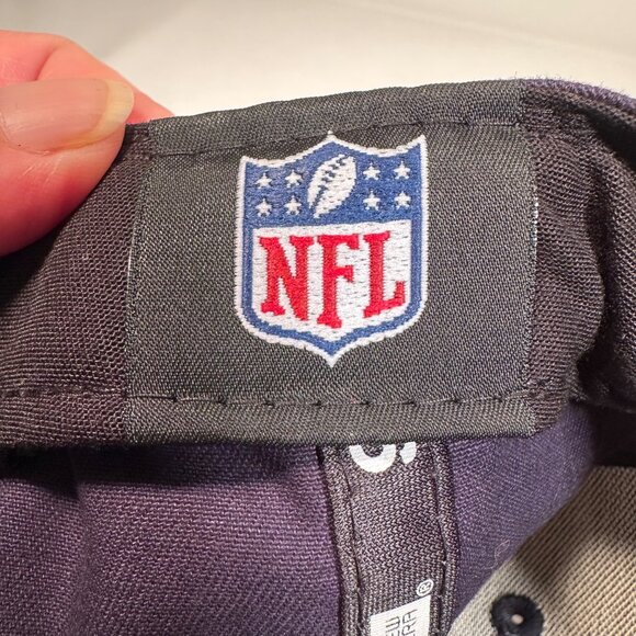 NFL Women's Houston Texans Logo Bling Sparkle Red Glitter Snapback Hat New Era - Picture 9 of 11